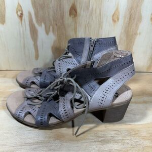 Earth Steph Mali Taupe Heeled Sandals Women’s Size 10